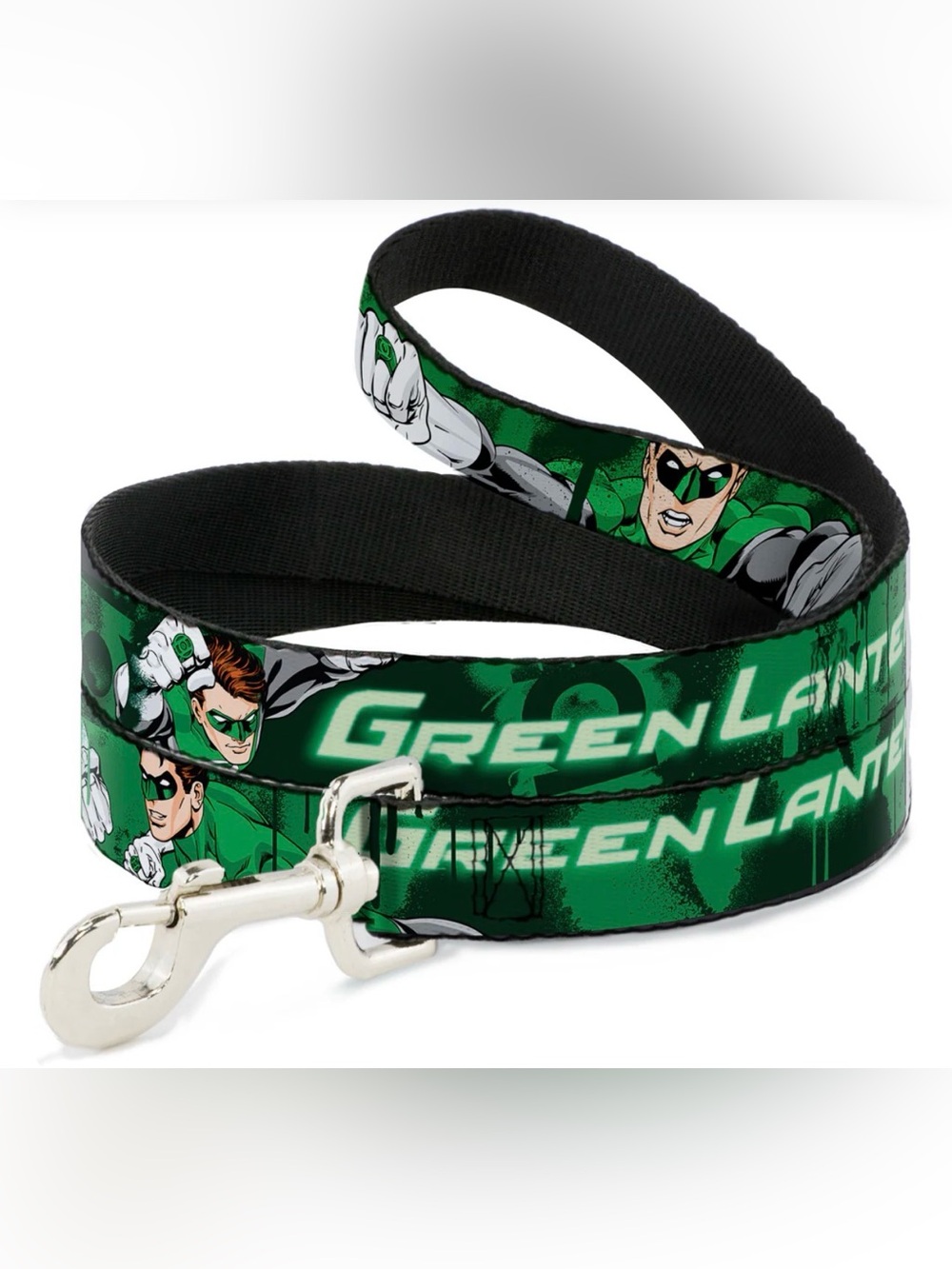 BUCKLE-DOWN GREEN LATERN DOG LEASH NEW IN PACKAGE